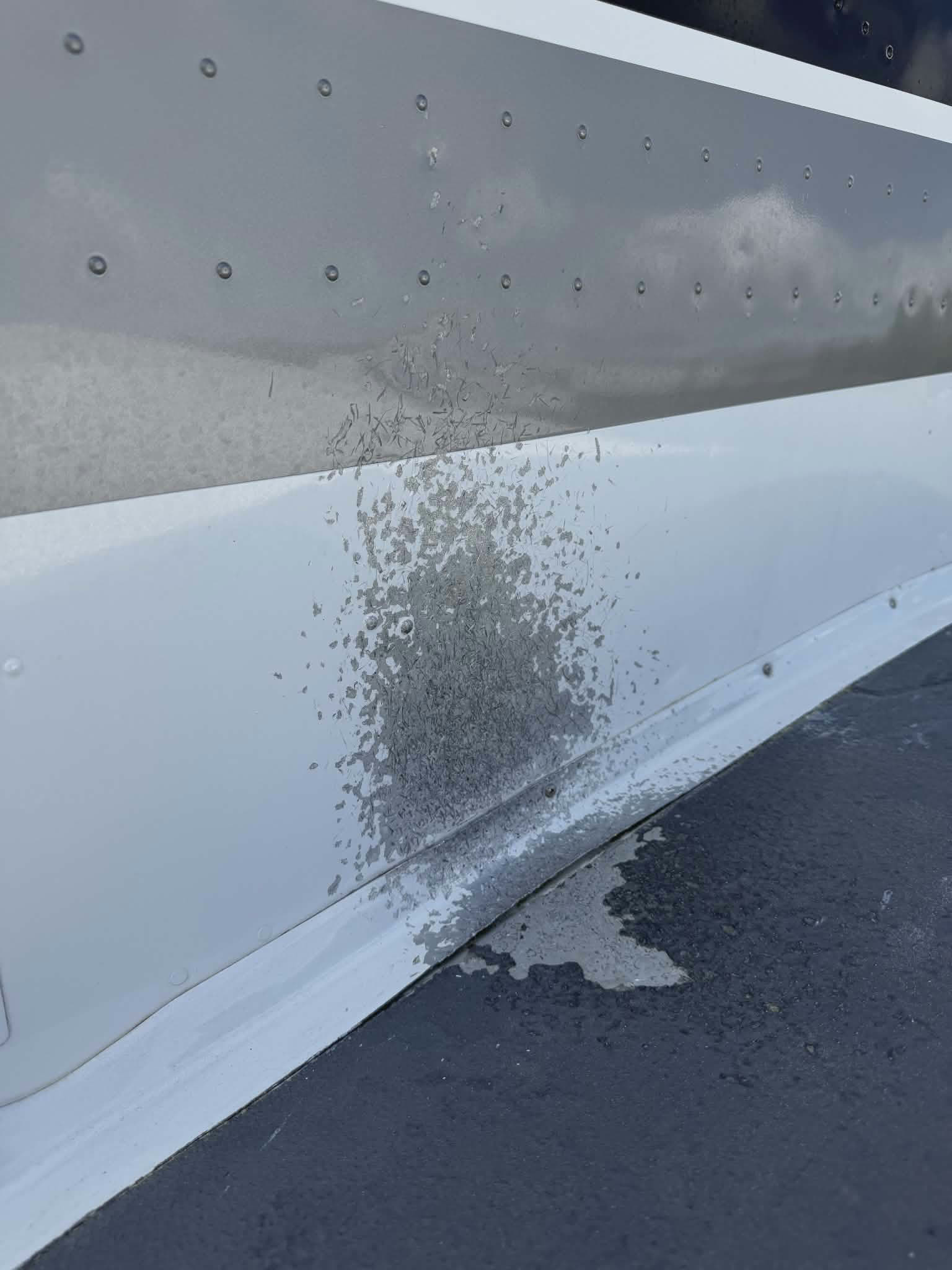 On-aircraft spot repair, bare metal patch before paint