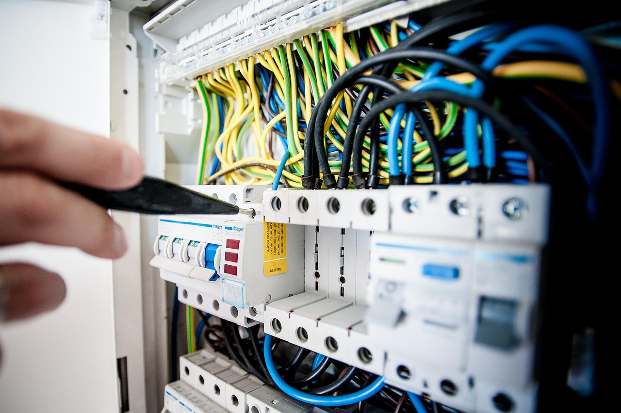 Electrical panel upgrade with new breakers and arc-fault protection