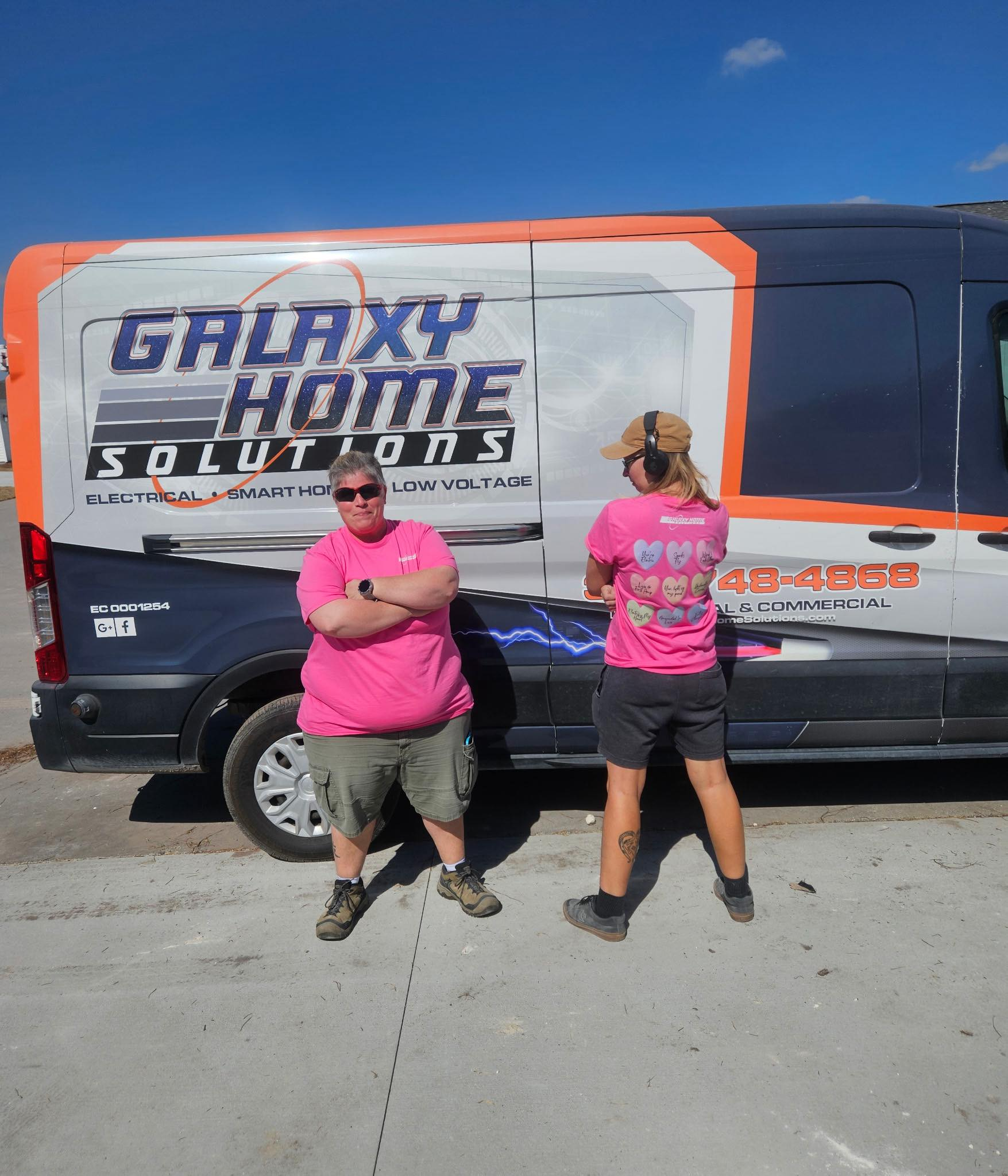 Galaxy Home Solutions fleet van