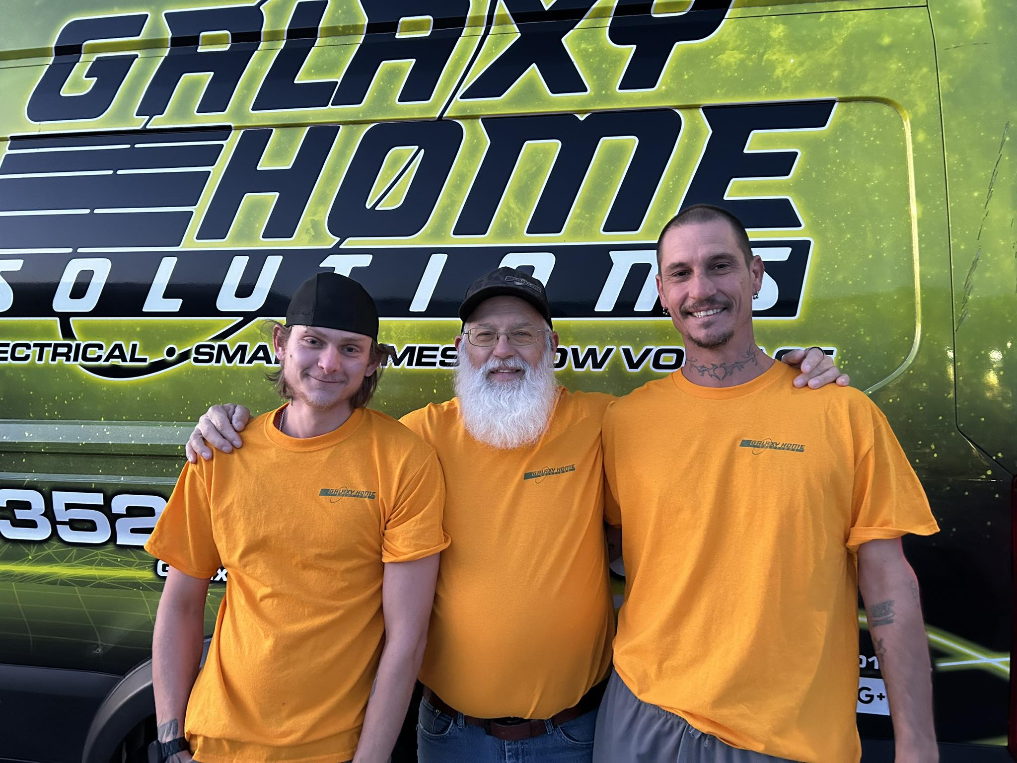 Galaxy master electricians at Wildwood HQ