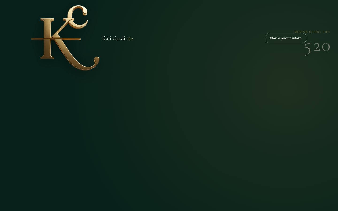 Kali Credit Co website