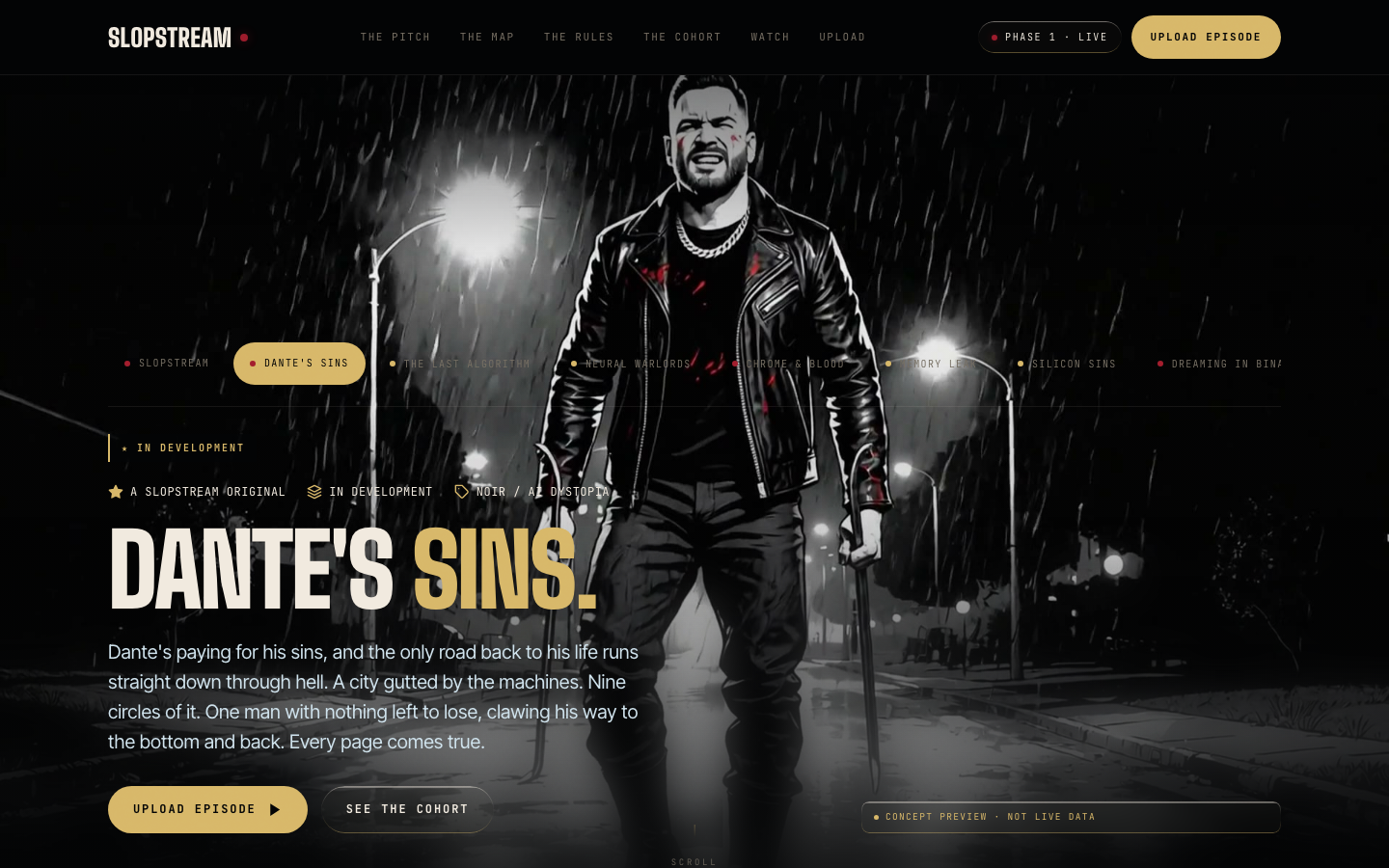 SlopStream website